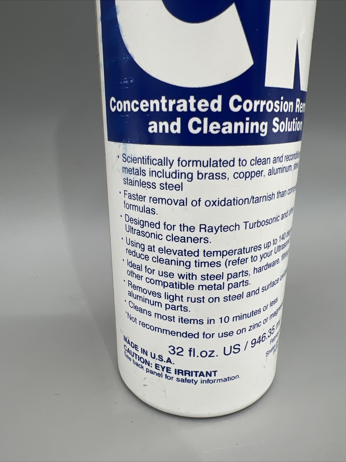 32 oz Raytech CP Concentrated Corrosion Remover & Cleaning Solution 23-102