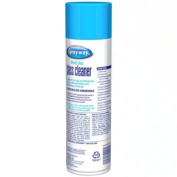 23 oz Glass Cleaner Spray – Streak-Free Window, Mirror & Glass Surface Cleaner
