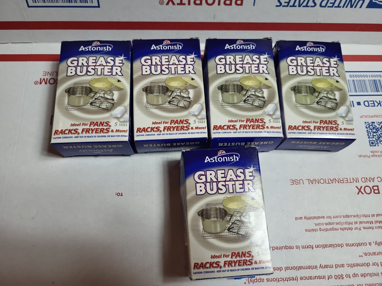 Lot of 24-Astonish Grease Buster Tablets (new)