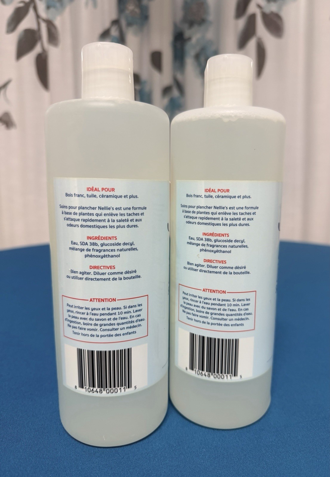 Nellie’s Floor Care Cleaner Lemongrass – 25 fl oz /740 mL ea – New, Unused X2