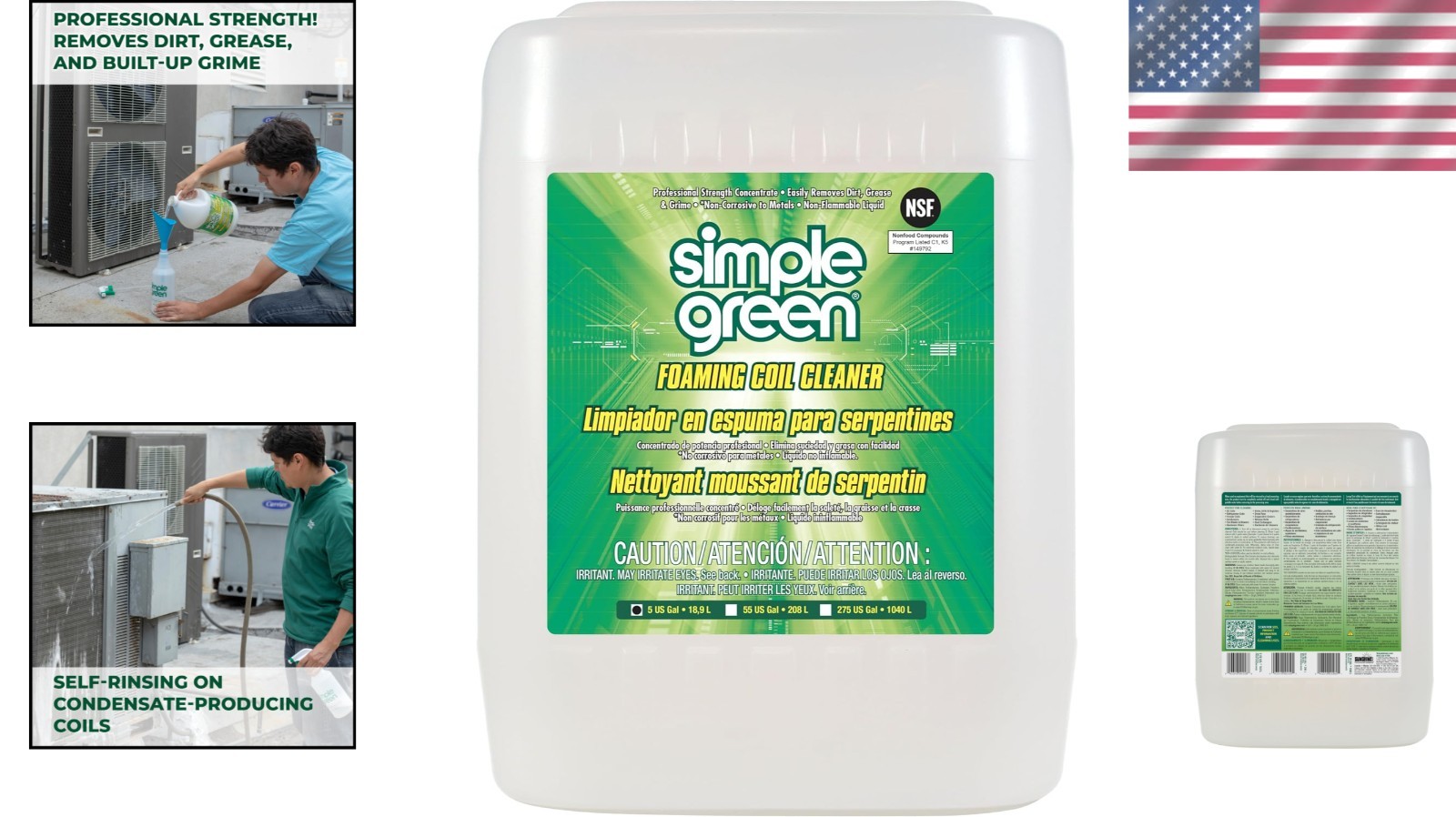 Fast-Acting Coil Cleaner – Ideal for Heat Exchangers & Vents