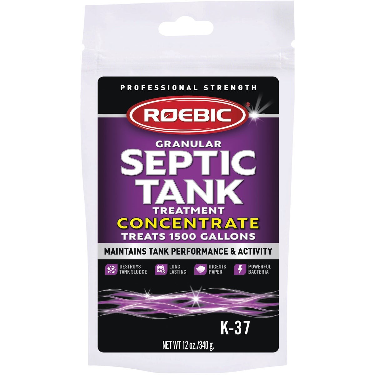 Roebic K-37 12 Oz. Granular Septic Tank Treatment K37BAG Roebic K37BAG