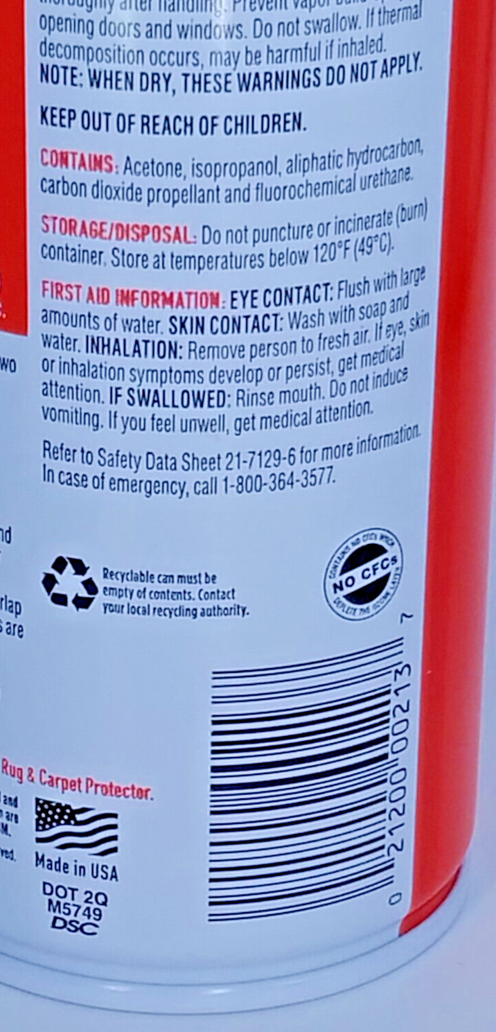 NEW NOS Scotchgard 3M Fabric Protector 10 oz Can, Repels Liquids & Blocks Stains