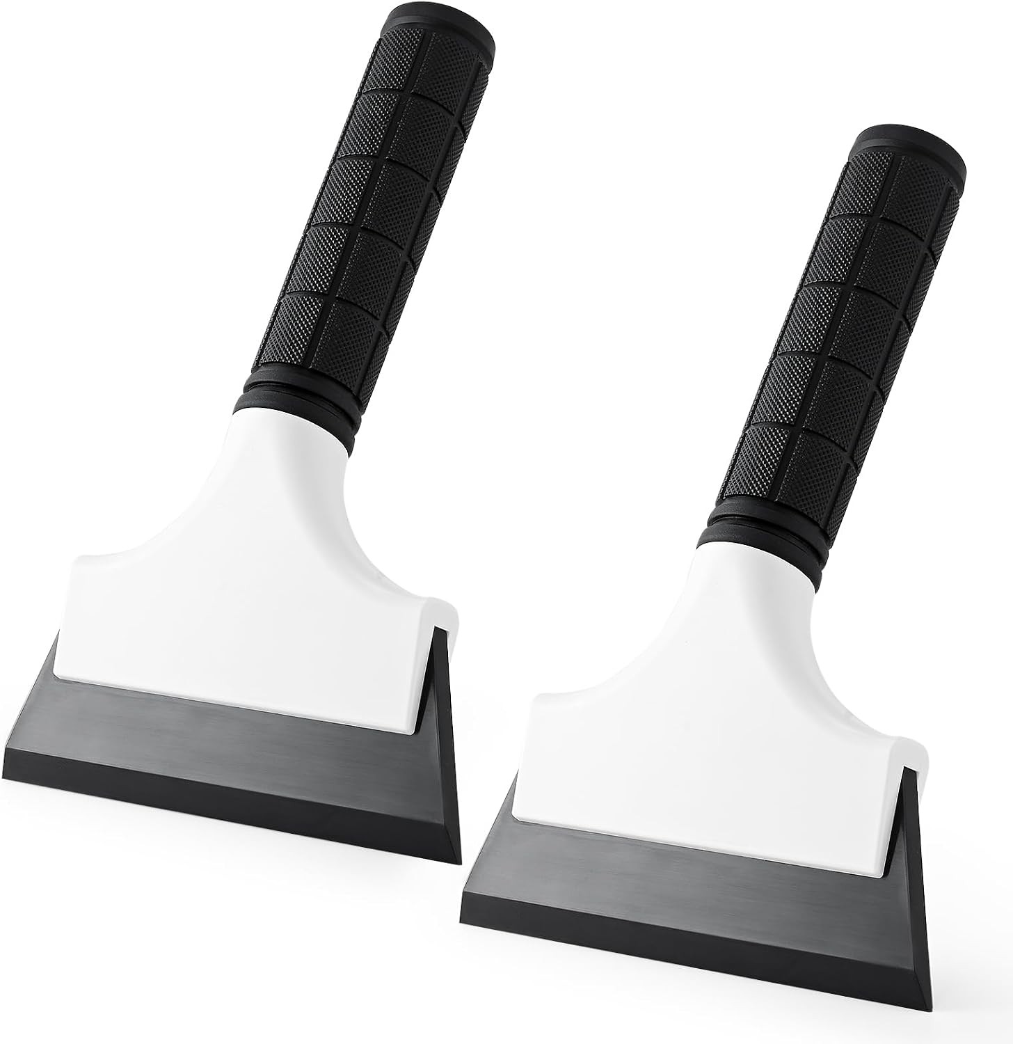 2PCS Small Rubber Squeegee Ice Scraper Window Shower Squeegee,Auto Water Blade
