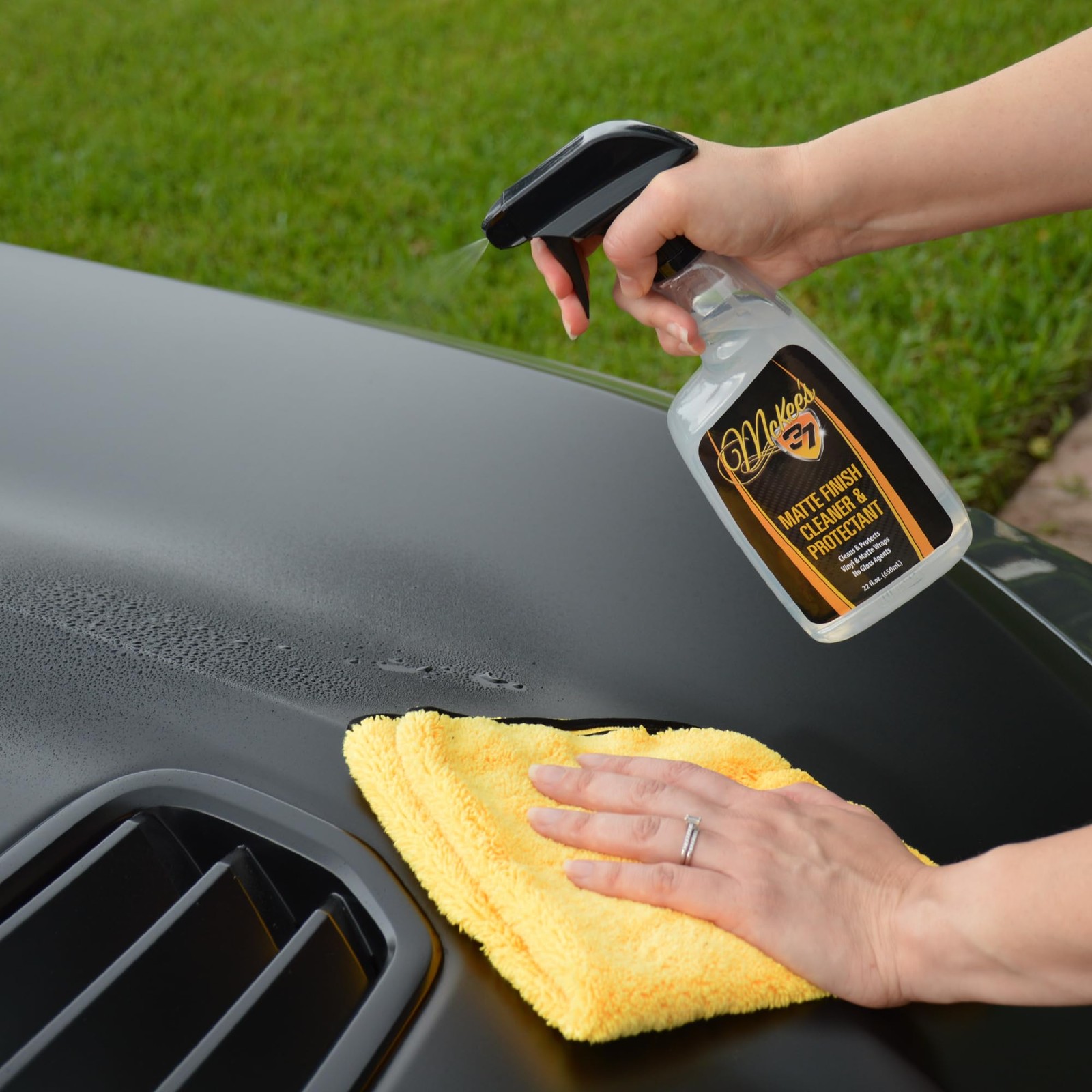 Matte Finish Cleaner & Protectant for Vinyl Wraps, PPF StreakFree Shine