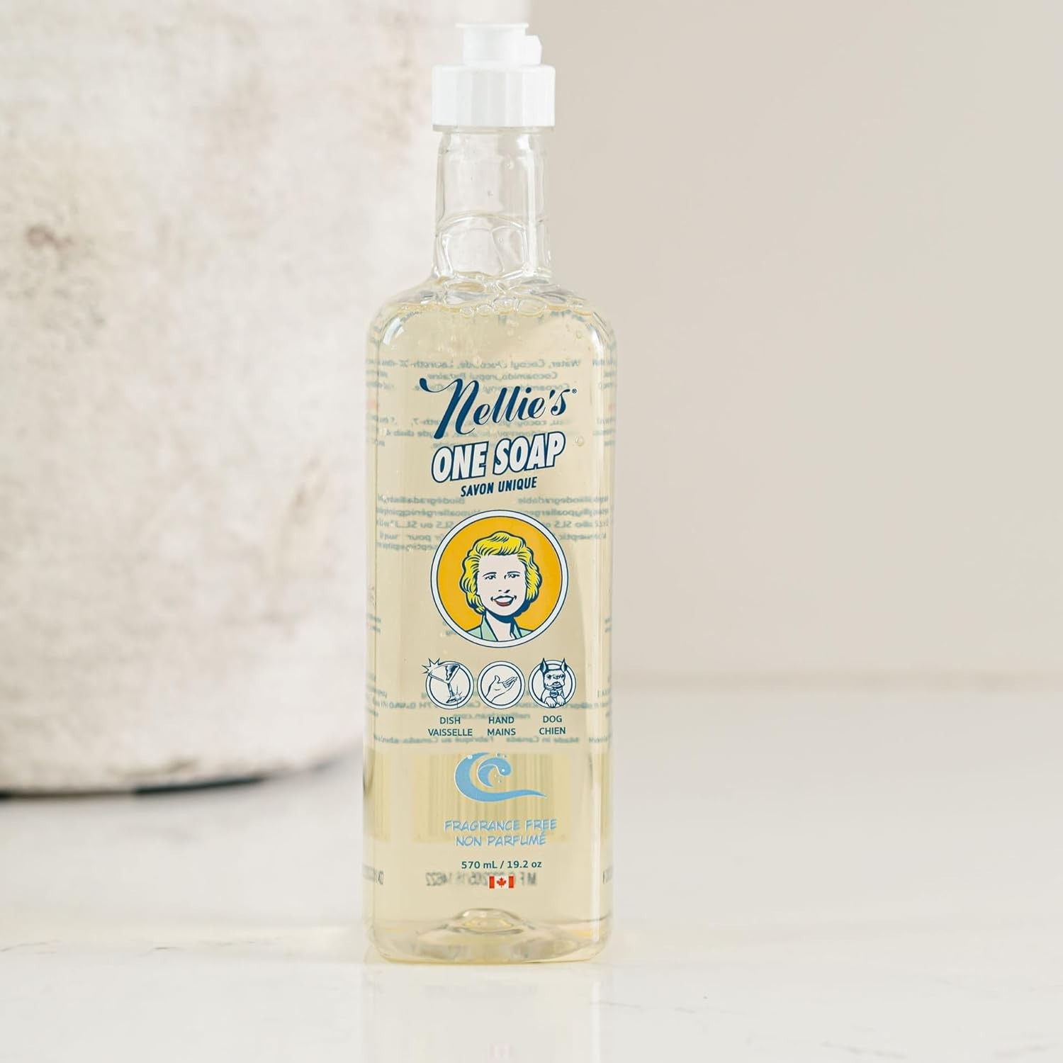 One Soap 19.2 oz – Fragrance-Free Multi-Purpose Cleaner for Dishes & Surfaces