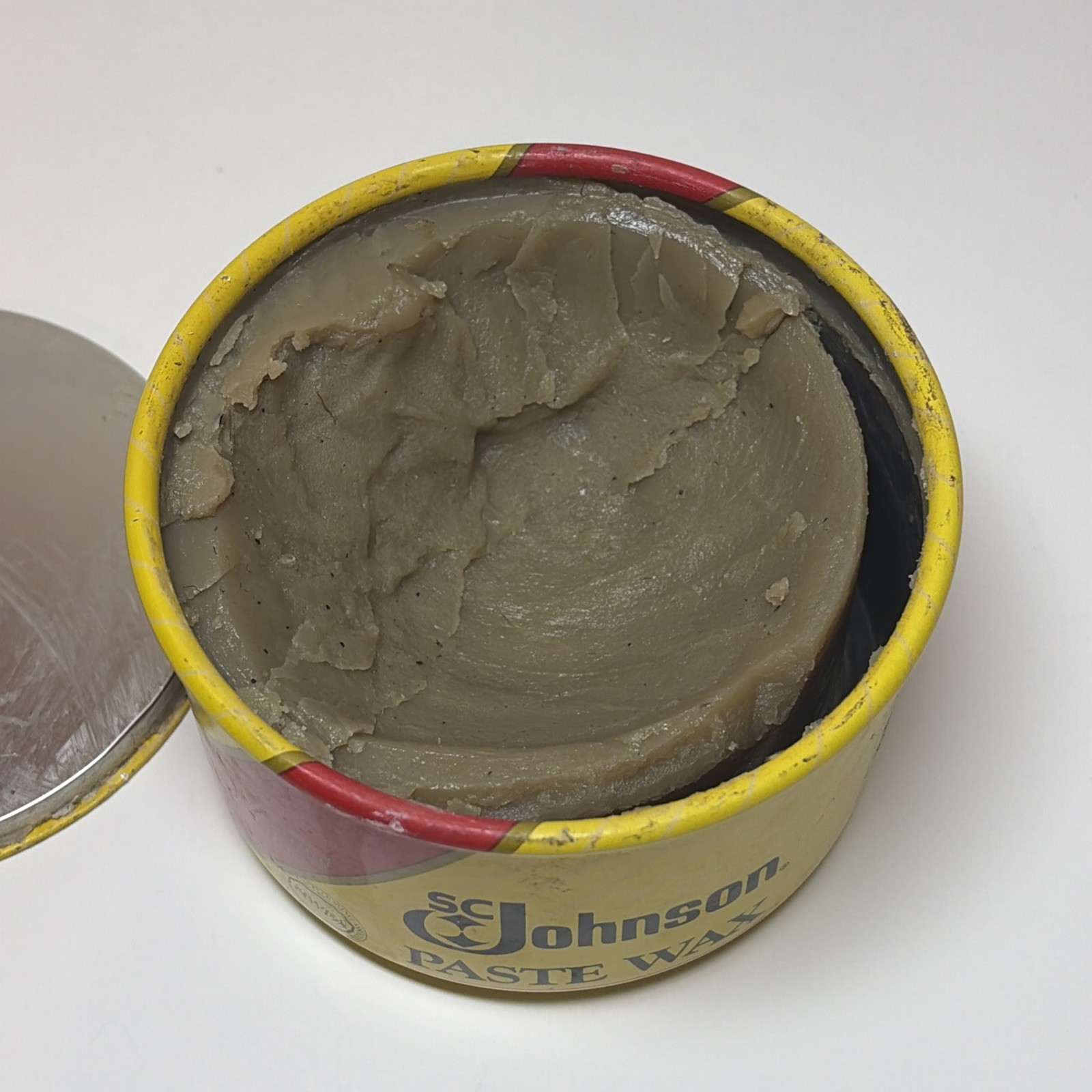 SC Johnson Paste Wax Original Formula 16oz OPEN 50% Full