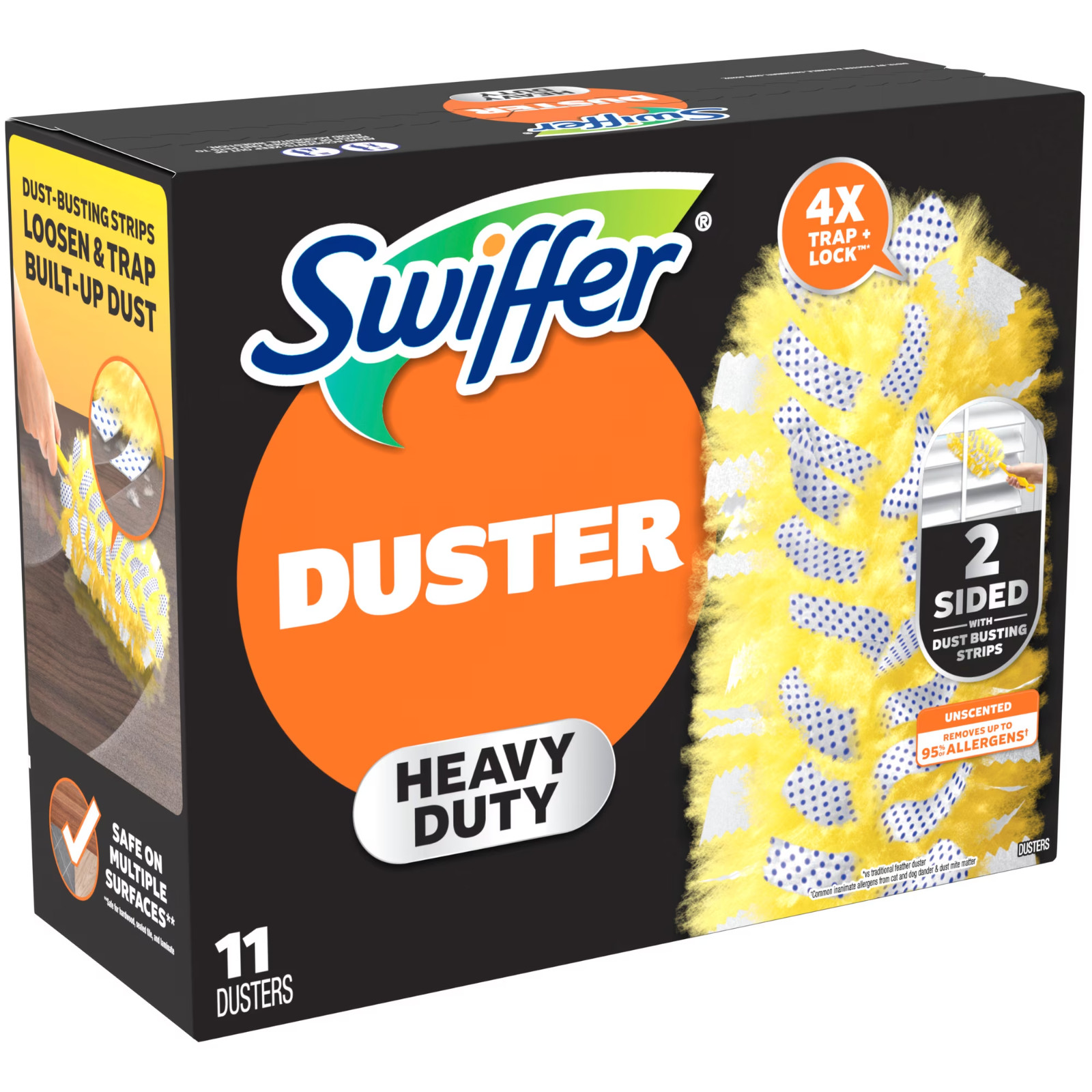 2 Pack Swiffer Dusters Heavy Duty Duster Refills Unscented 11 Ct Each