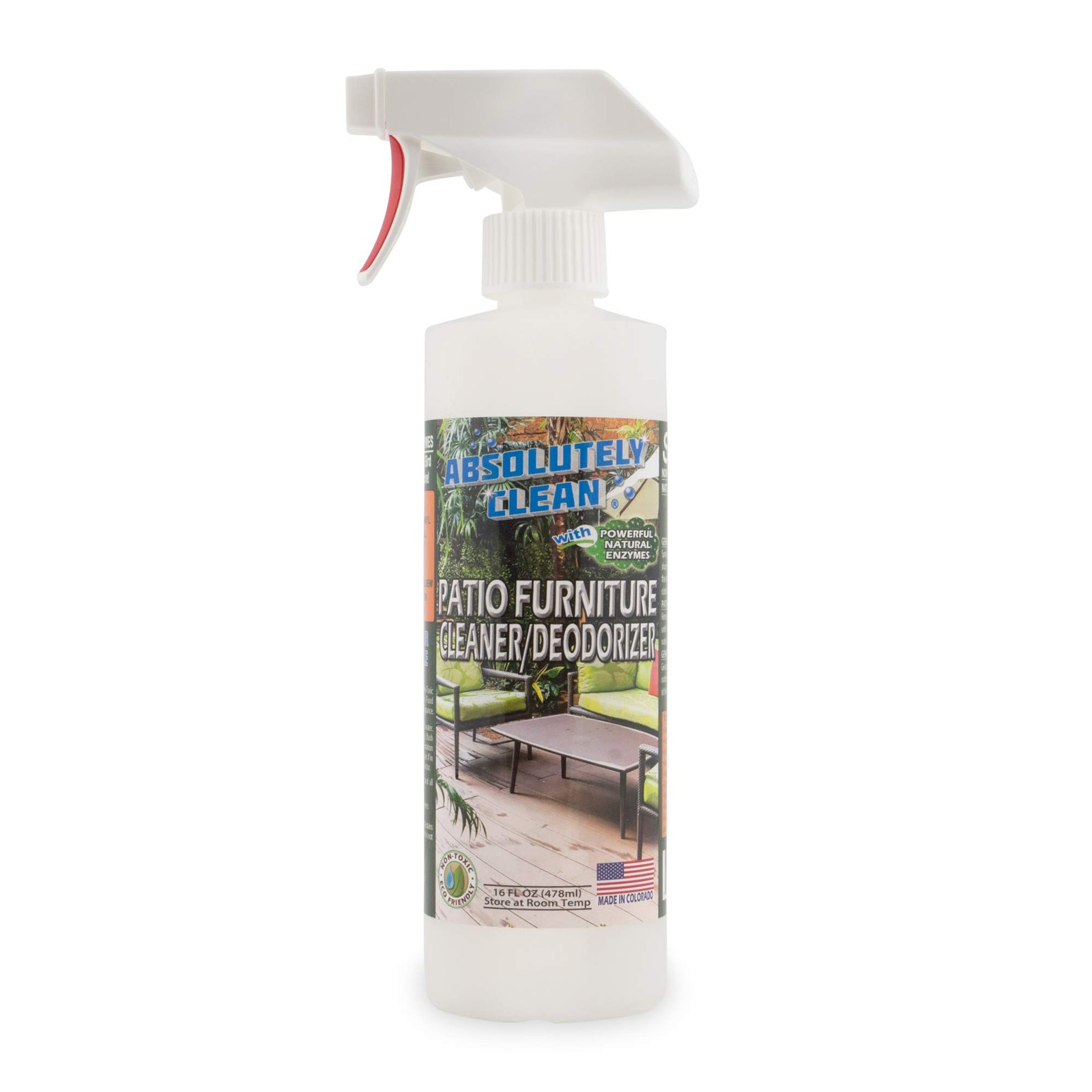 Amazing Patio Furniture Cleaner – Natural Enzymes Easily Remove Dirt, Bird Dr…