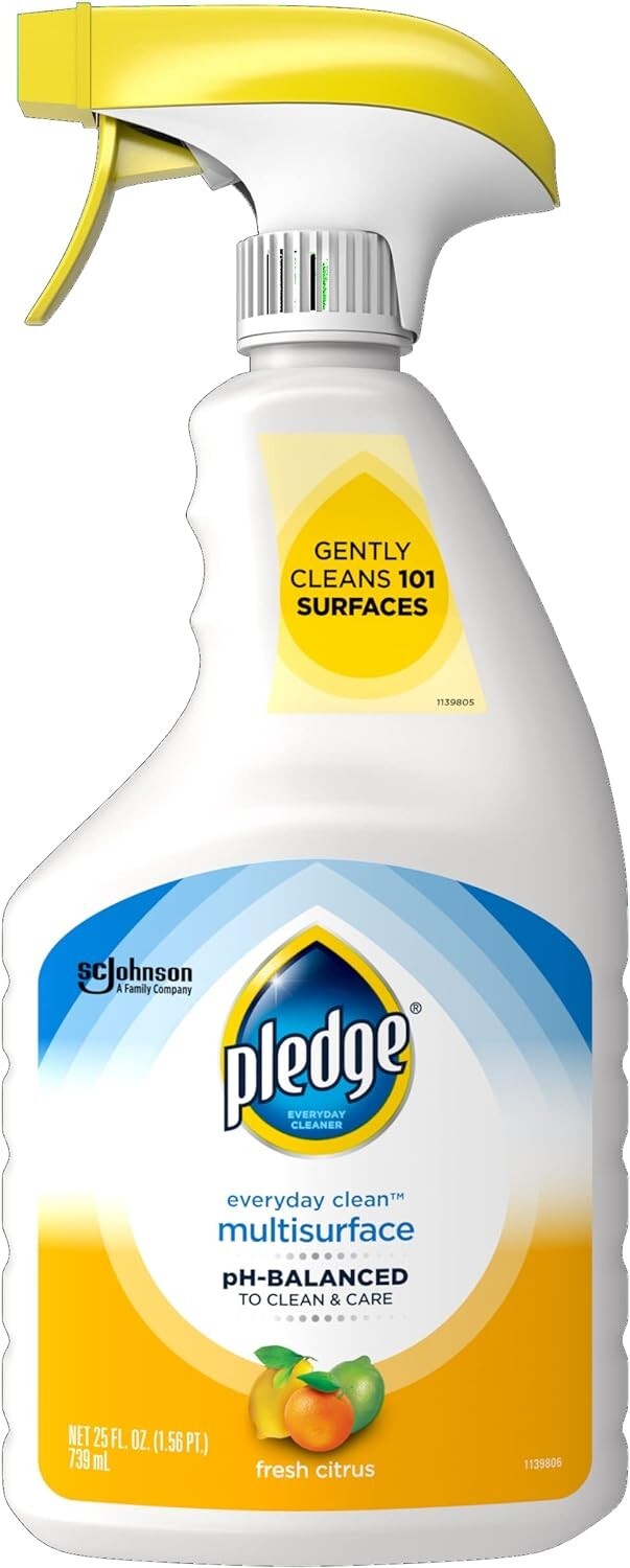 Pledge Fresh Citrus Multisurface Cleaner, 25 oz Spray