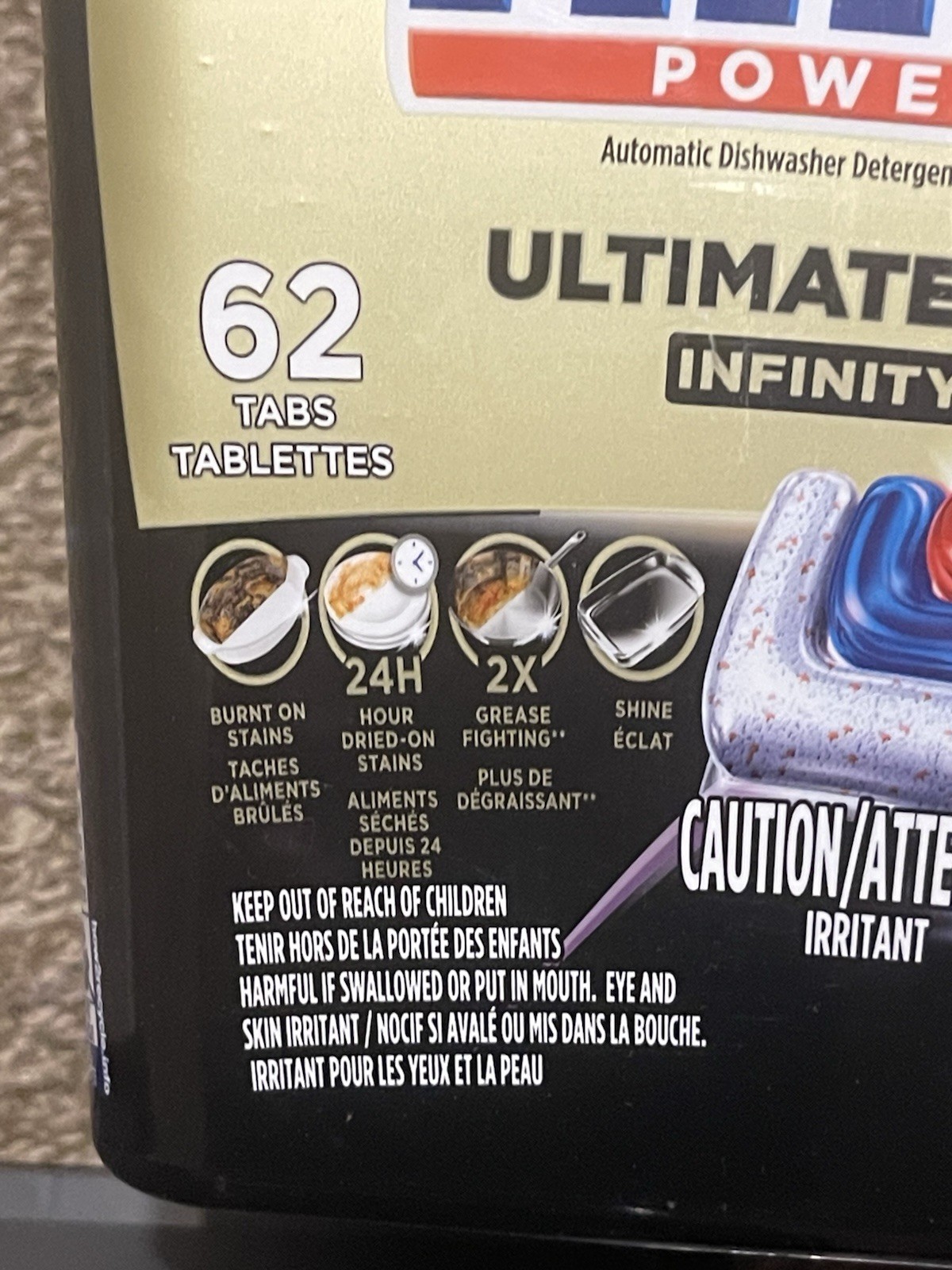 *New* 3 x Finish Ultimate – Automatic Dishwasher Detergent – 186 Tabs (62 x 3)