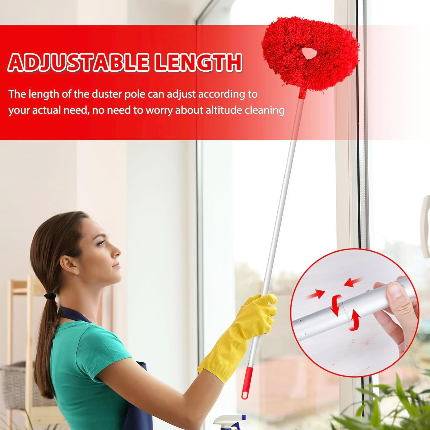 Ceiling Fan Cleaner Duster High Ceiling Extended Fan Blade Cleaner from 13 to…