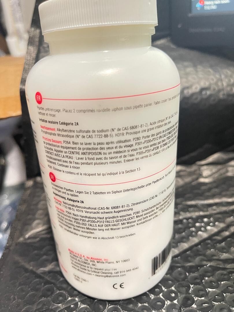 Alcotabs 1500-1 Critical Cleaning Detergent Tablets 100 Exp 04/20(B1)