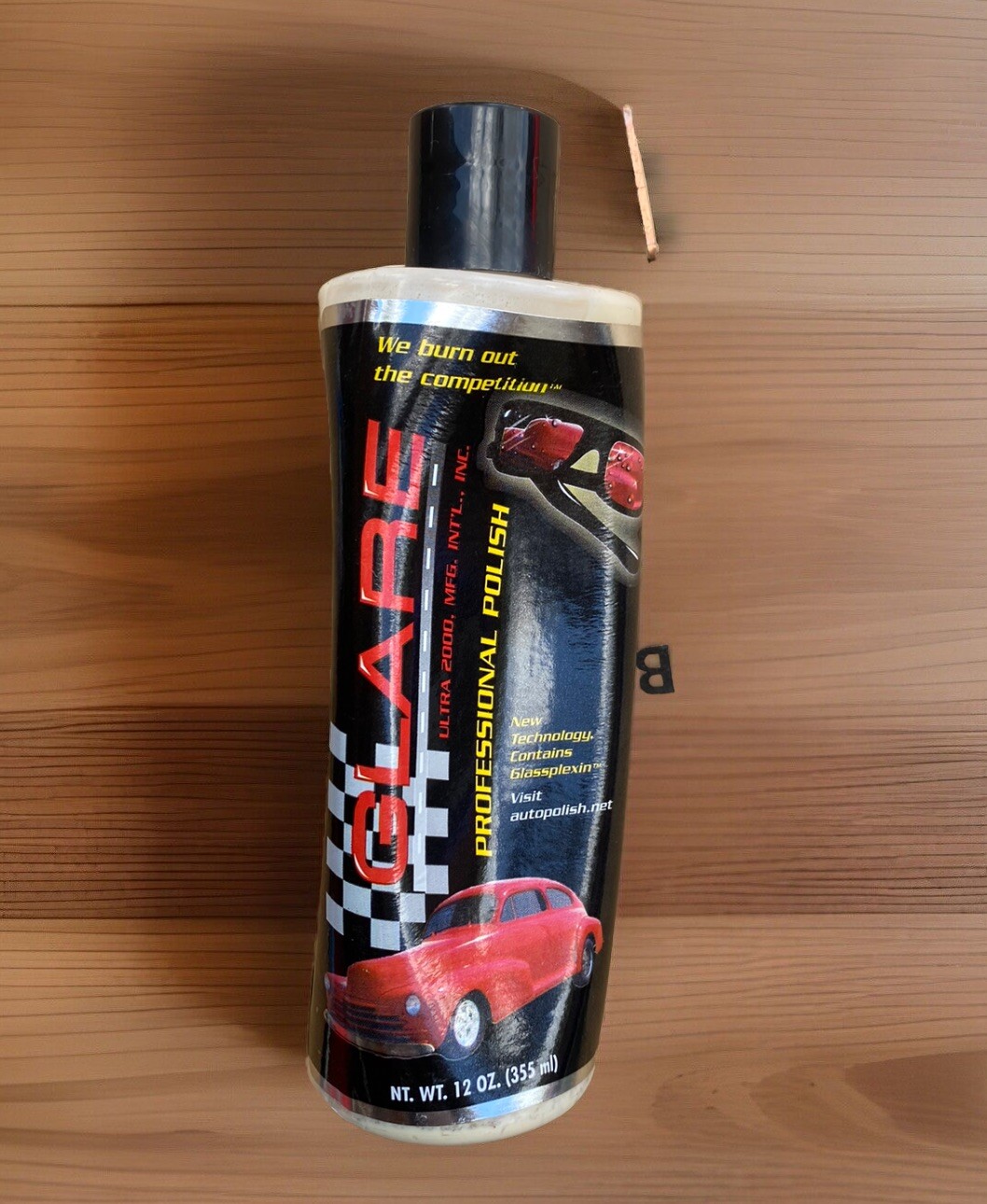 GLARE Ultra 2000 PROFESSIONAL Auto POLISH Wax – 12OZ 1 Dented Bottle But Good