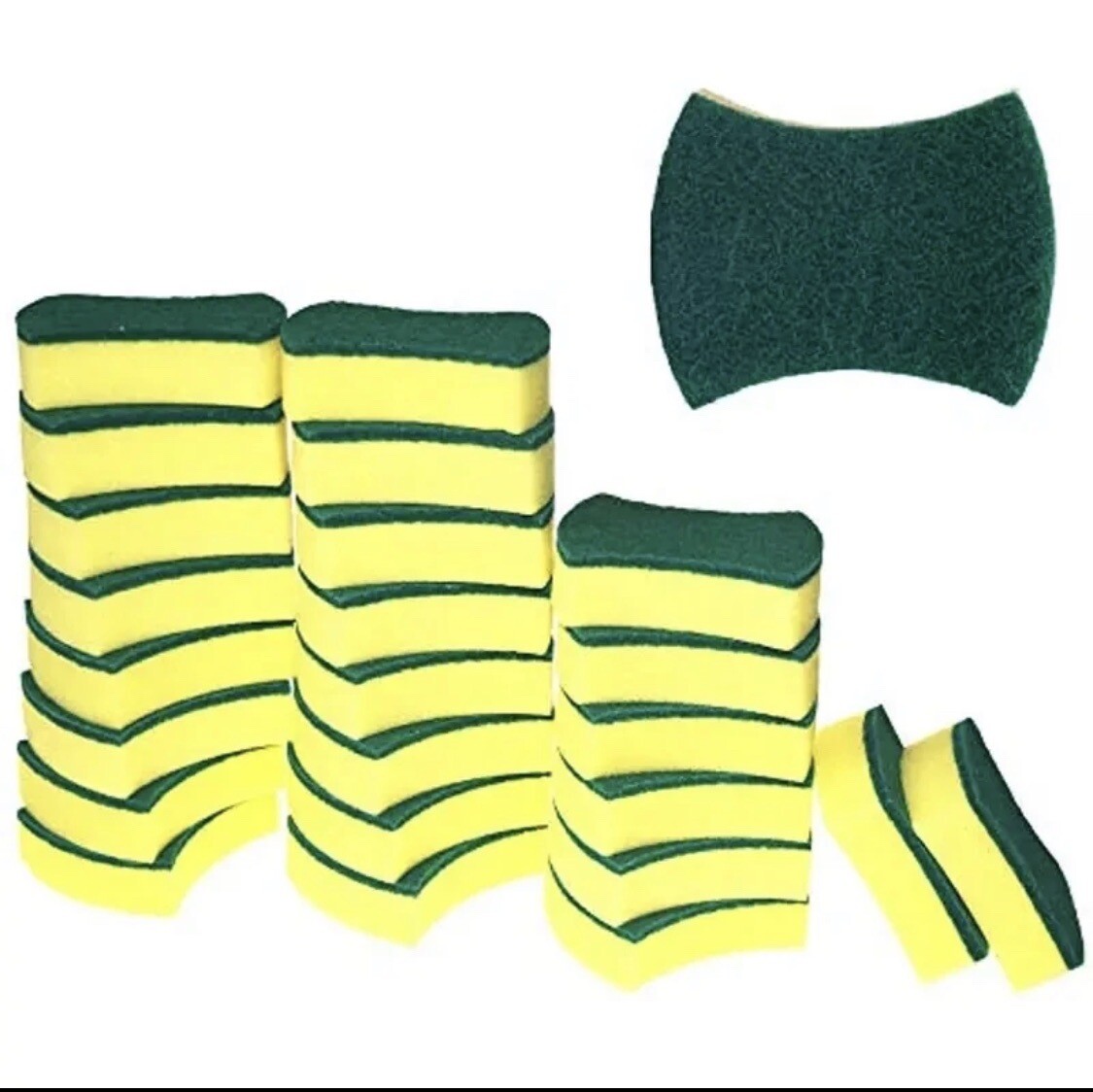 Cleaning Tools ￼ 20pcs Dishwashing Sponge Kitchen Nano Emery Magic Clean Rub