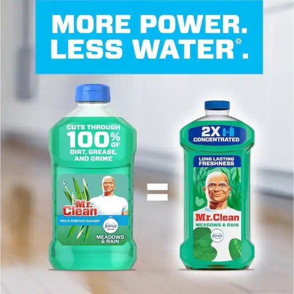 Mr. Clean 64 oz. Lemon Scent All-Purpose Multi Surface Cleaner, 2x Concentrated