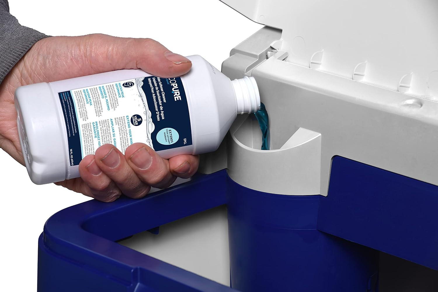 EPCL Universal Water Softener Cleaner – Removes Iron, Rust & Sediment – Extends