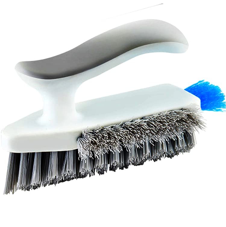 Grout and Corner Scrubber Brush Floor Cleaner for Cleaning Bathroom Kitchen Wall