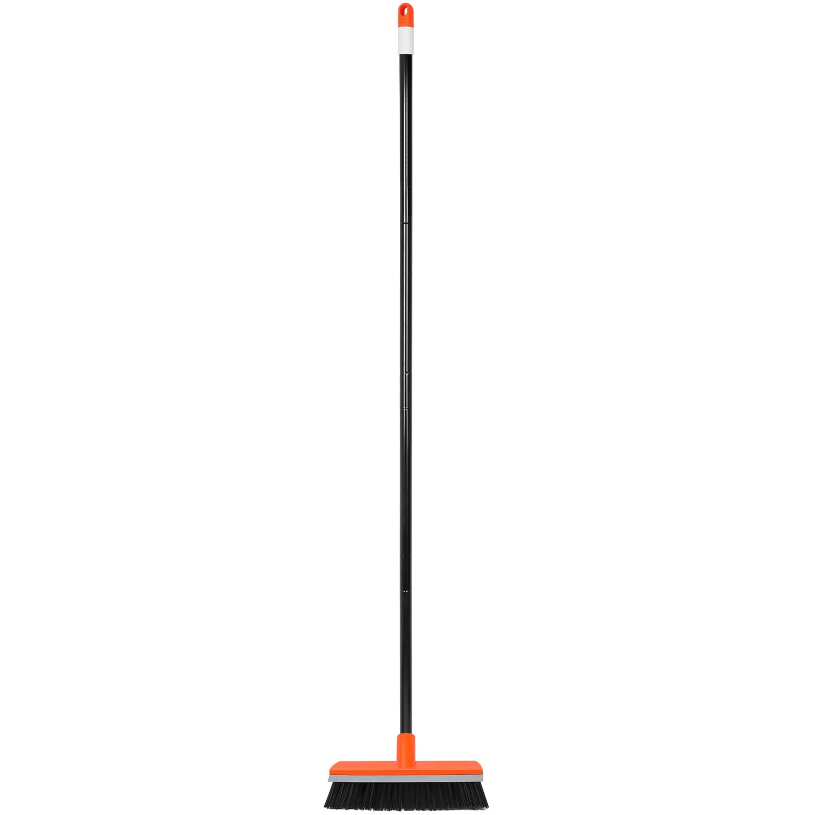 Deck Brush with Long Handle, Stiff Bristle Floor Scrub Broom, 55” Outdoor Sc…