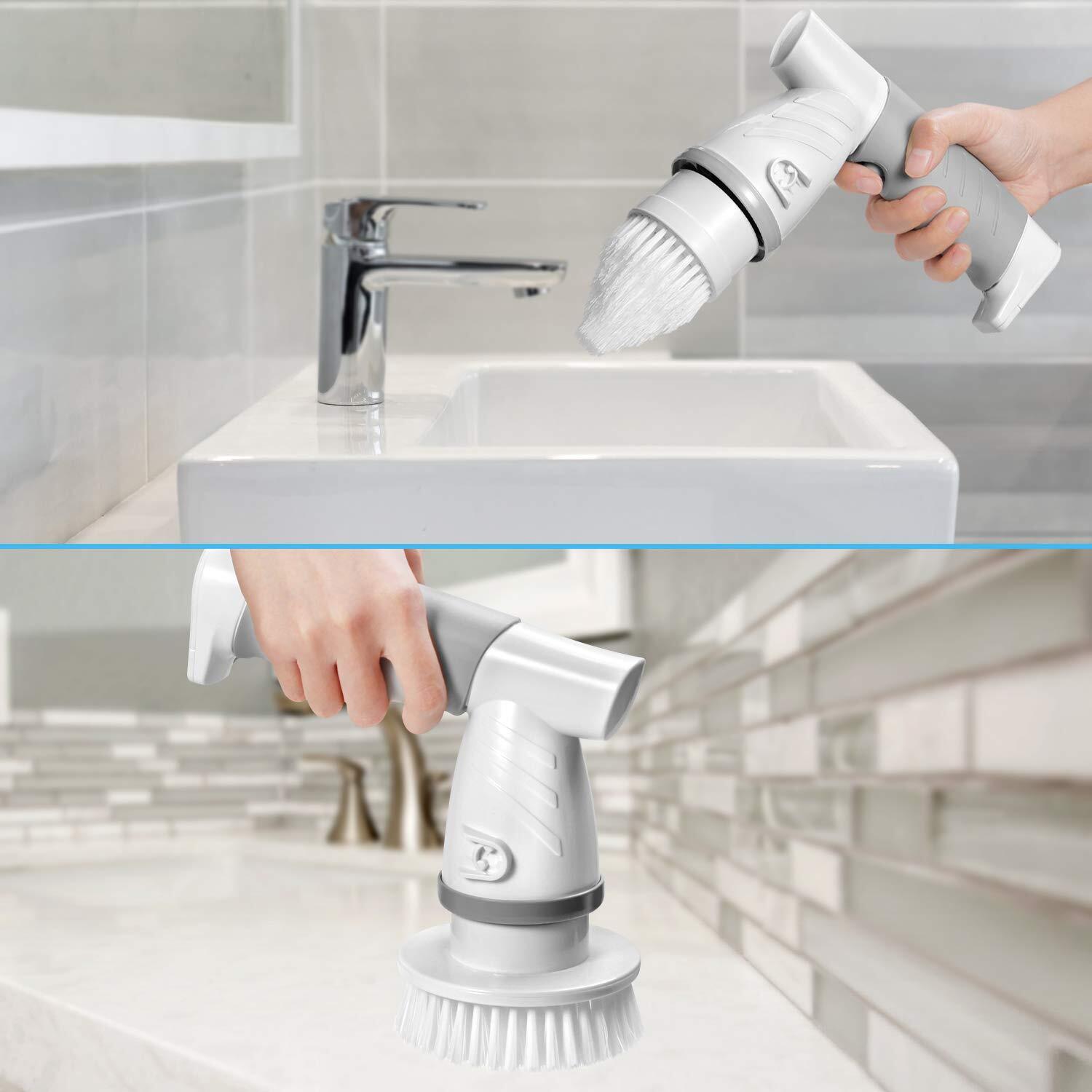 Portable Electric Spin Scrubber X01 St Cleaning Brush Attachments Multipurpose S