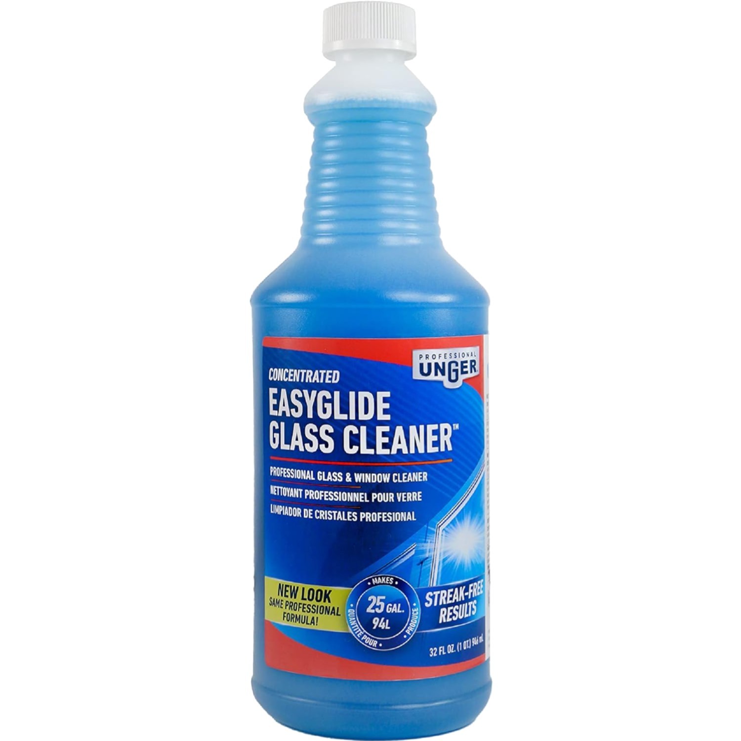Professional Streak-Free EasyGlide Glass Cleaner Concentrate, 32 oz – Ammonia…