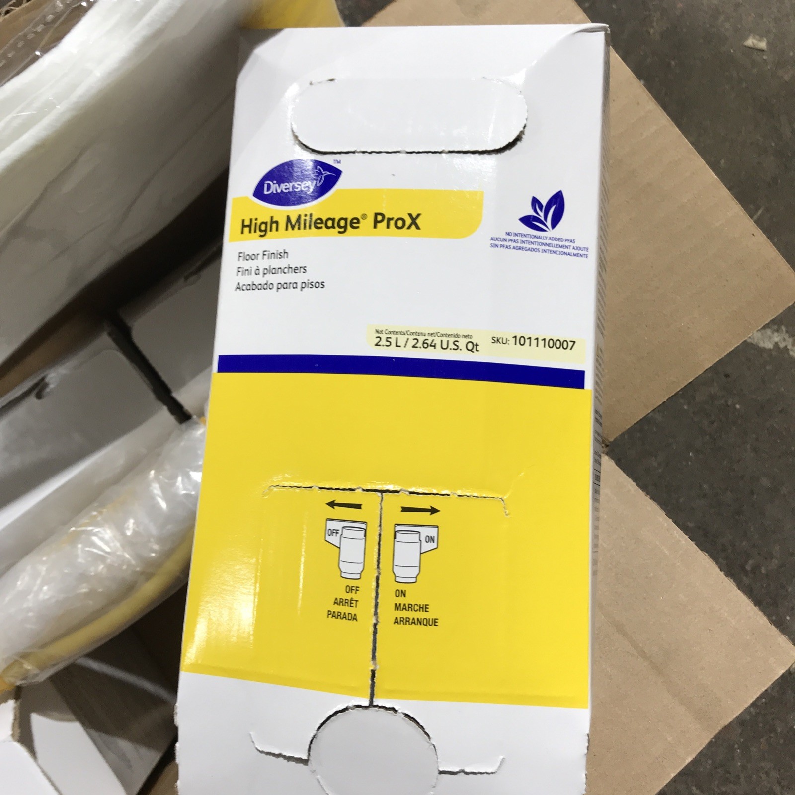 6 Pack Diversey High Mileage ProX Floor Finish 2.5L Each 101110007 New