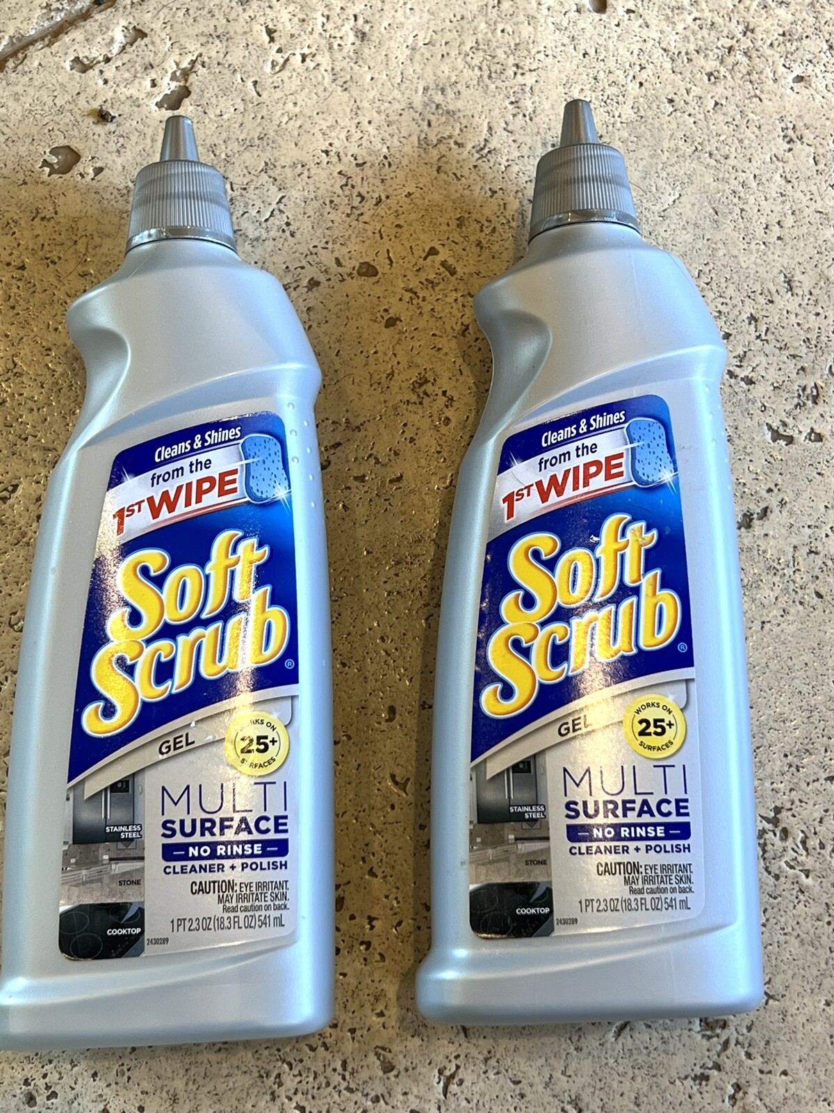 New Soft Scrub Multisurface Gel Cleaner and Polish, 18.3 OZ. – Pack of 2