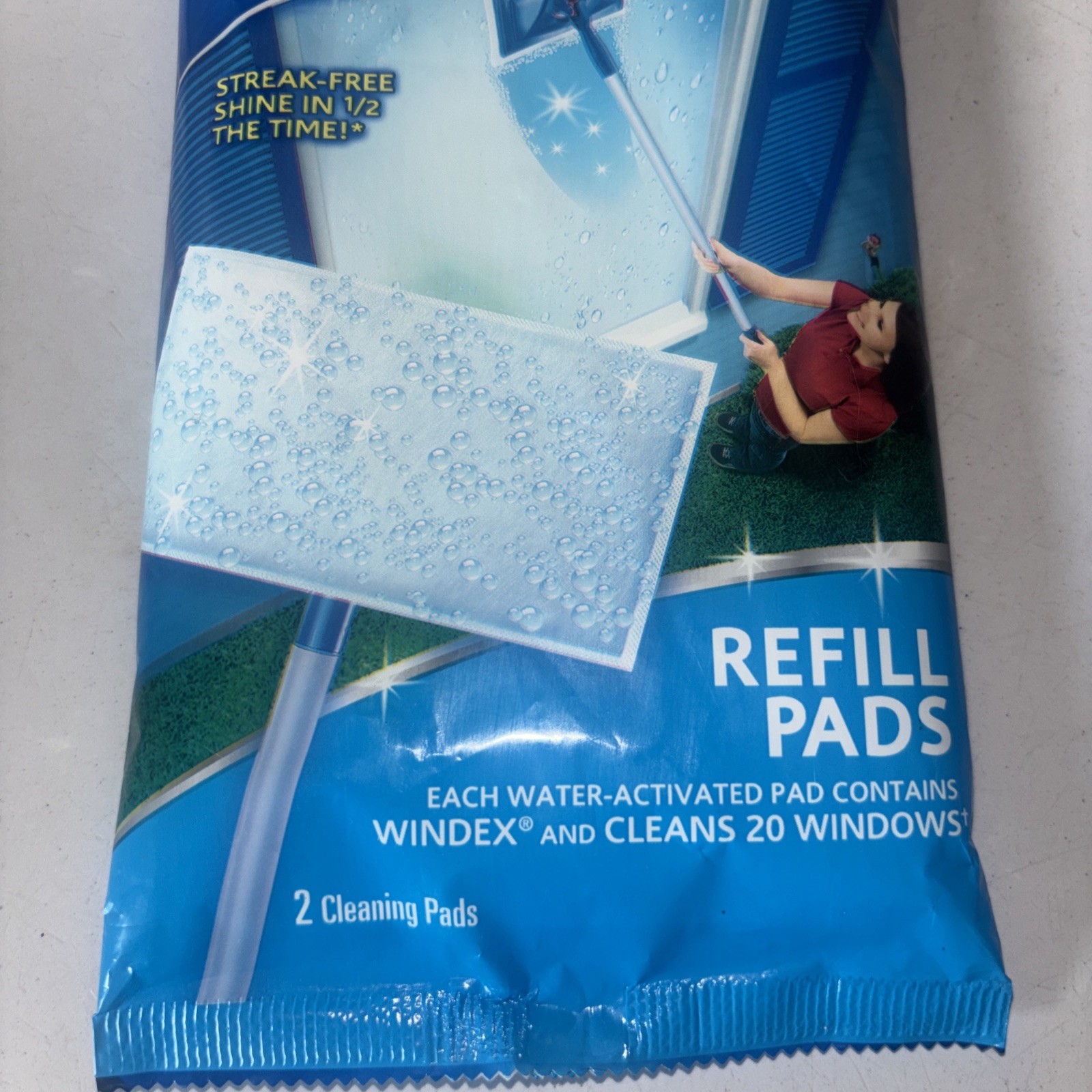 Windex Outdoor Refill Cleaning Pad Windows 1 Pk 2 Pads Discontinued NOS New