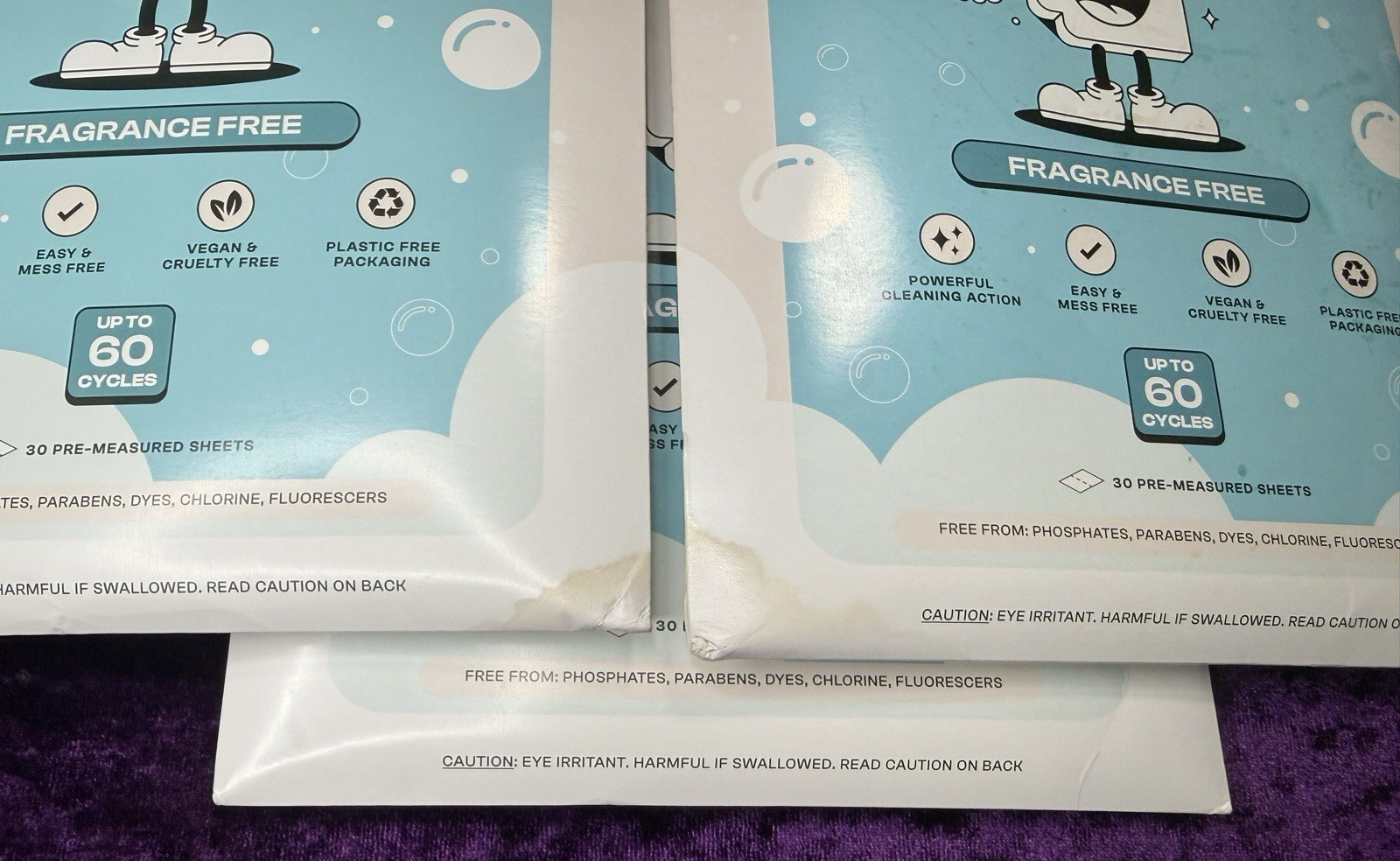 Freddie Dishwashing Sheets Lot Of 3 Packs Total 90 Sheets/ 180 Cycles
