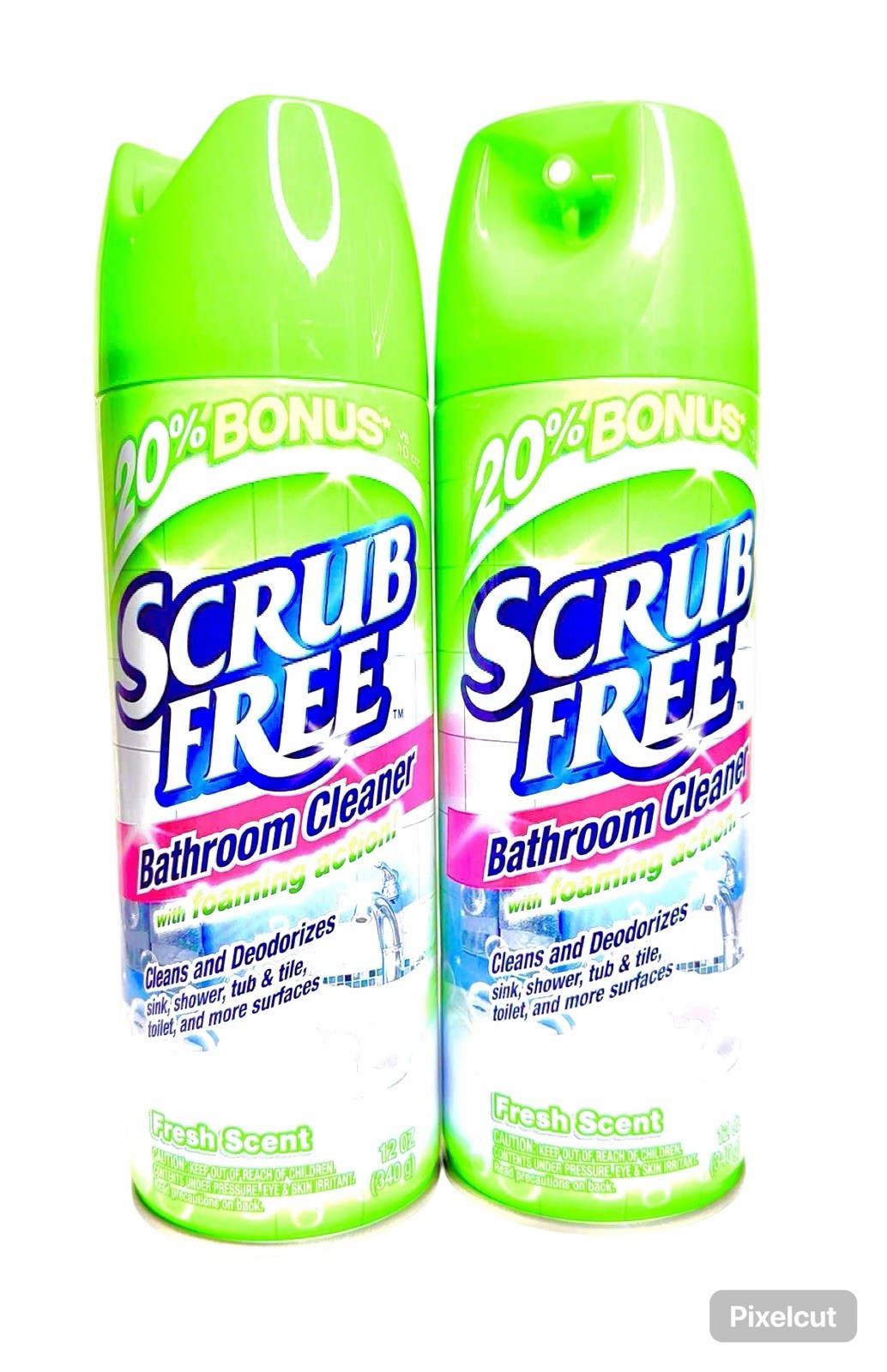 Scrub Free Total Bathroom Cleaner fresh Scent Oxi Clean 22 oz (2 Pack)