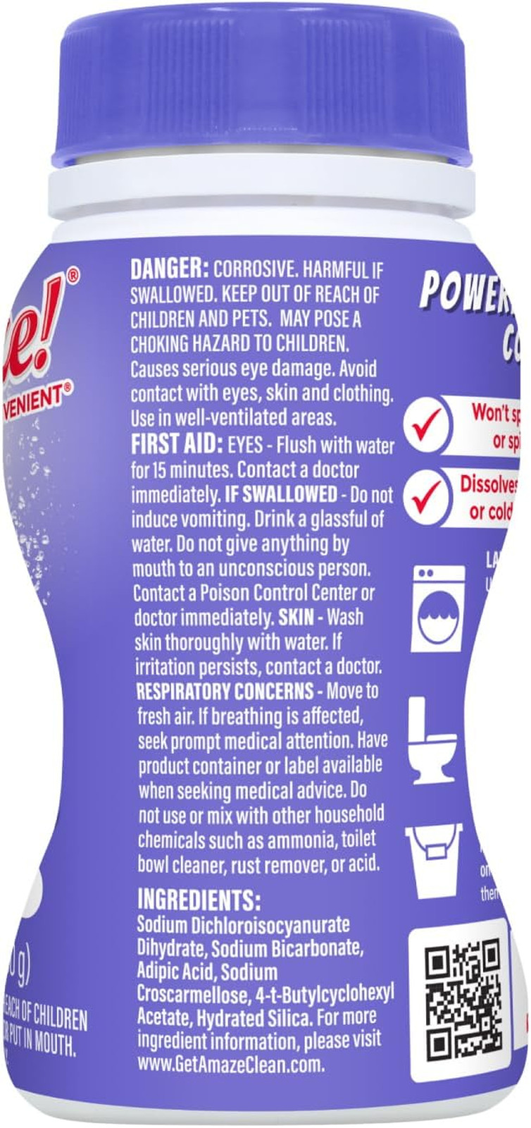 Ultra Concentrated Bleach Tablets [32 Tablets] – Lavender Scent – for Laundry, T