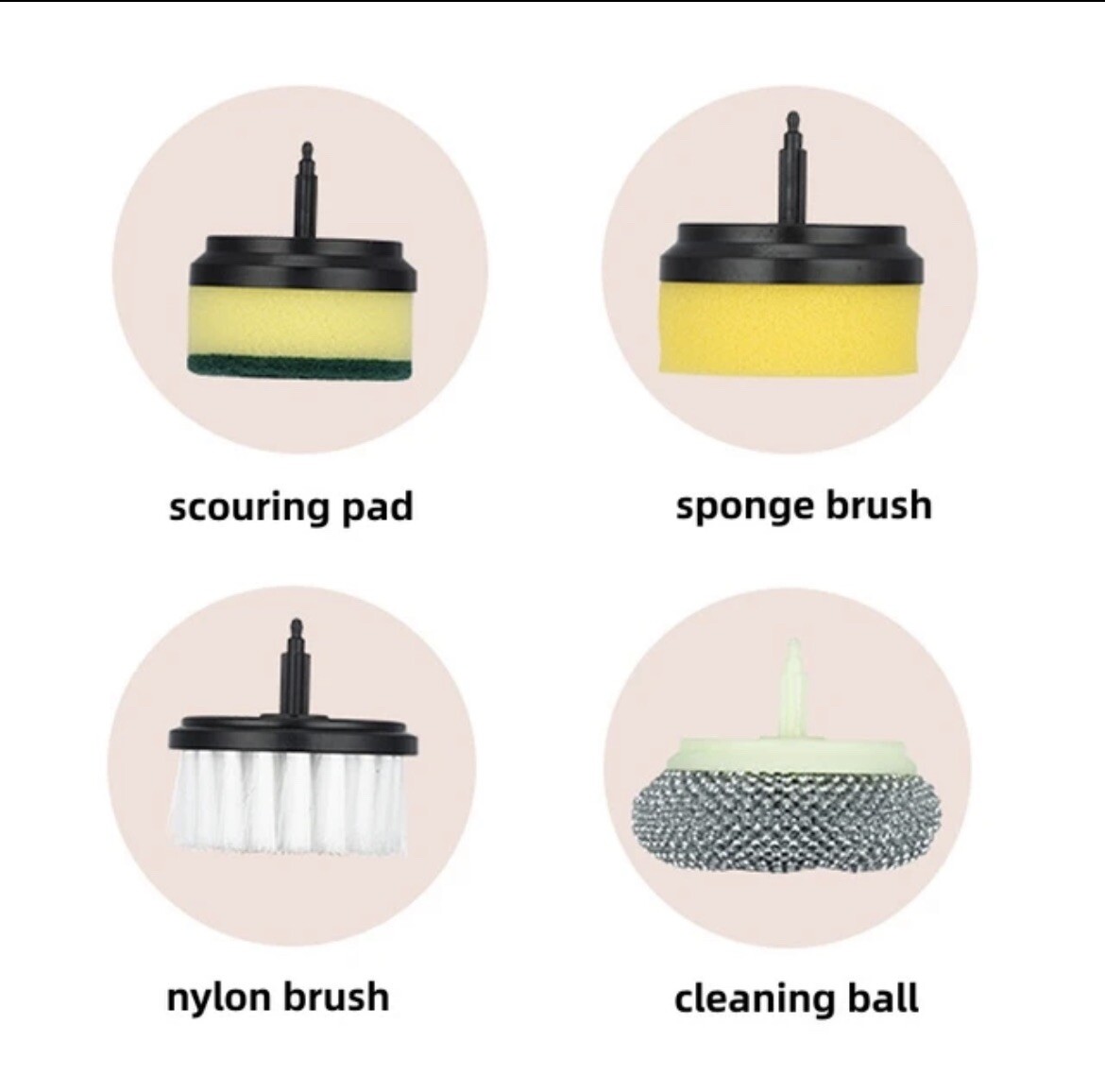 Electric Kitchen Scrubber For Kitchen Dishes Sink