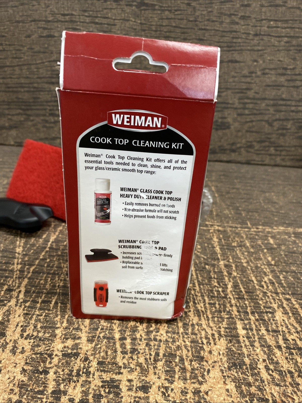 Weiman Complete Cook Top Cleaning Kit New Open Box