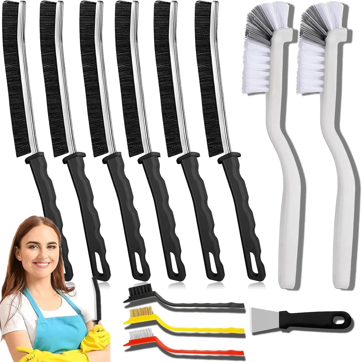 Durable 12-Pack Crevice Cleaners for Tough Grime – Ideal for Home & Vehicles