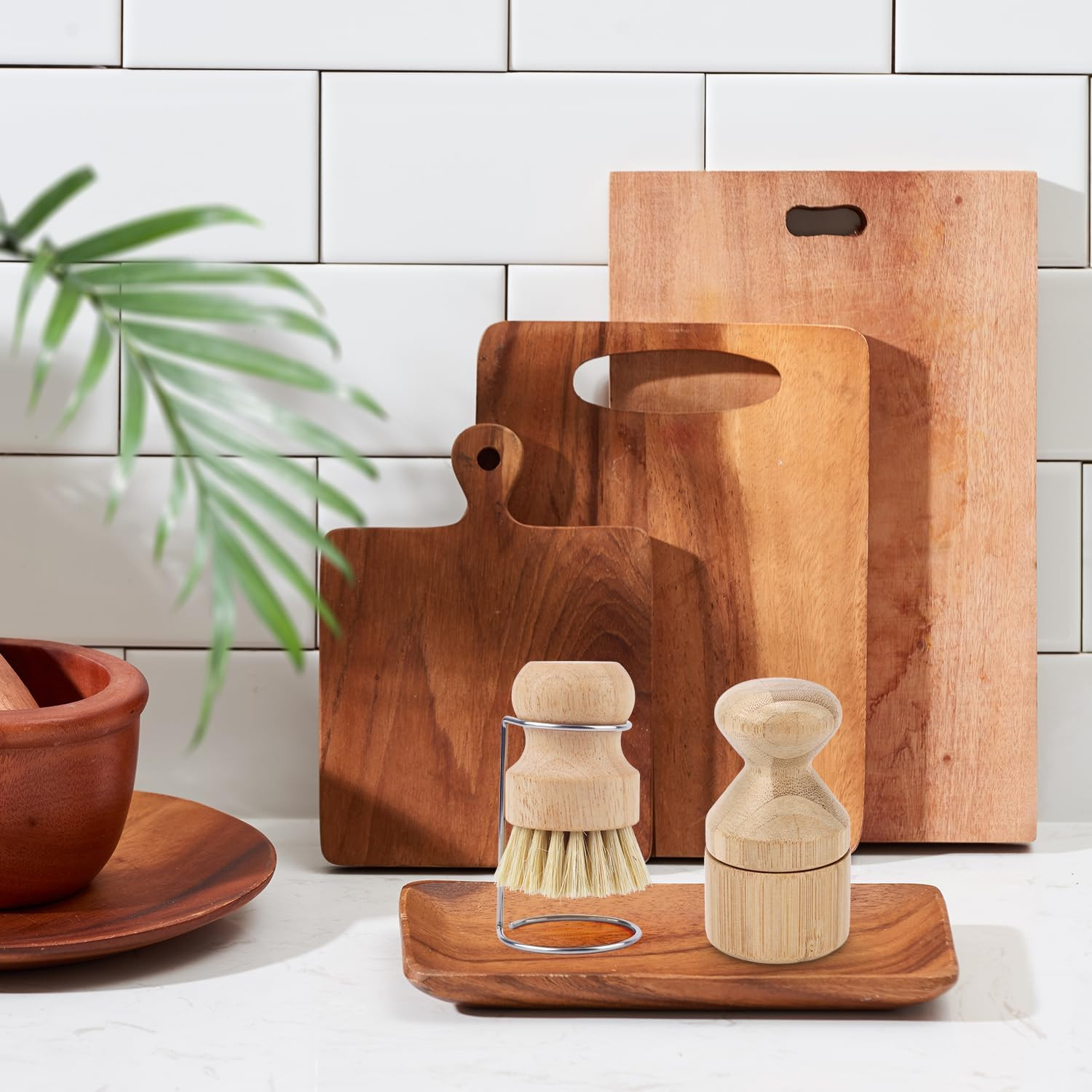 Cutting Board Oil Wax Applicator and Scrub Brush, Butcher Block Wax Applicato…