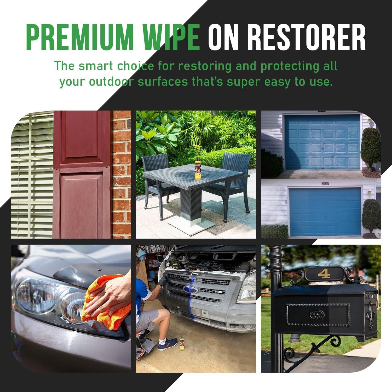 Faded Surface Rejuvenator | UV Protectant & Color Restorer