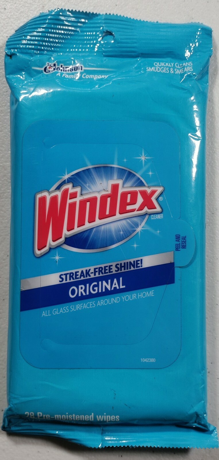 ✨ NEW Windex STREAK-FREE Glass Surface Cleaner Pre-Moistened Wipes Pack, 28 Ct ✨