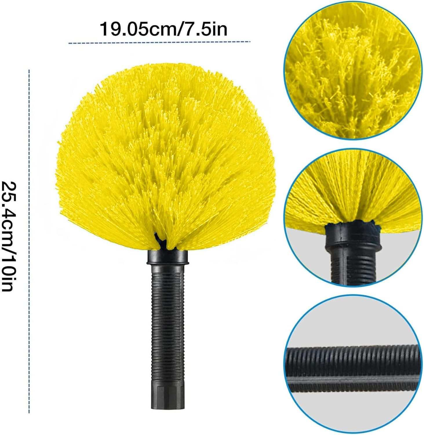 Cobweb Duster Spider Web Cleaning Tool, Indoor & Outdoor Use, Fits 3/4 Inch Acme
