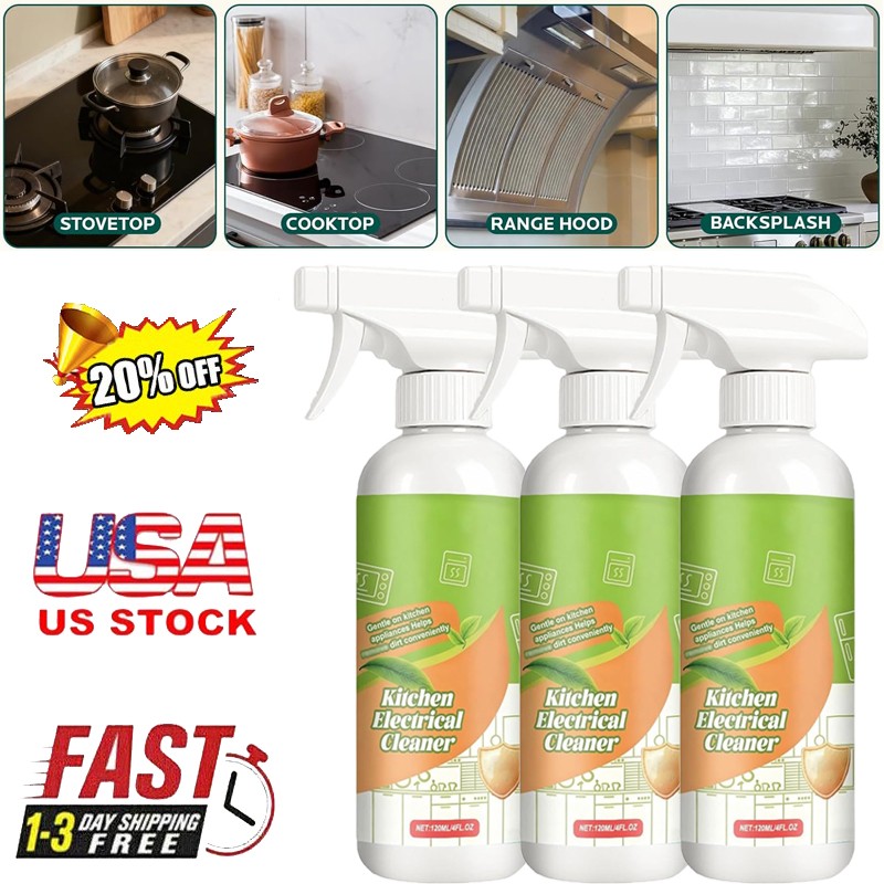 360ML Natural Formula to Household Appliances, Kitchen Appliance Cleaner Spray