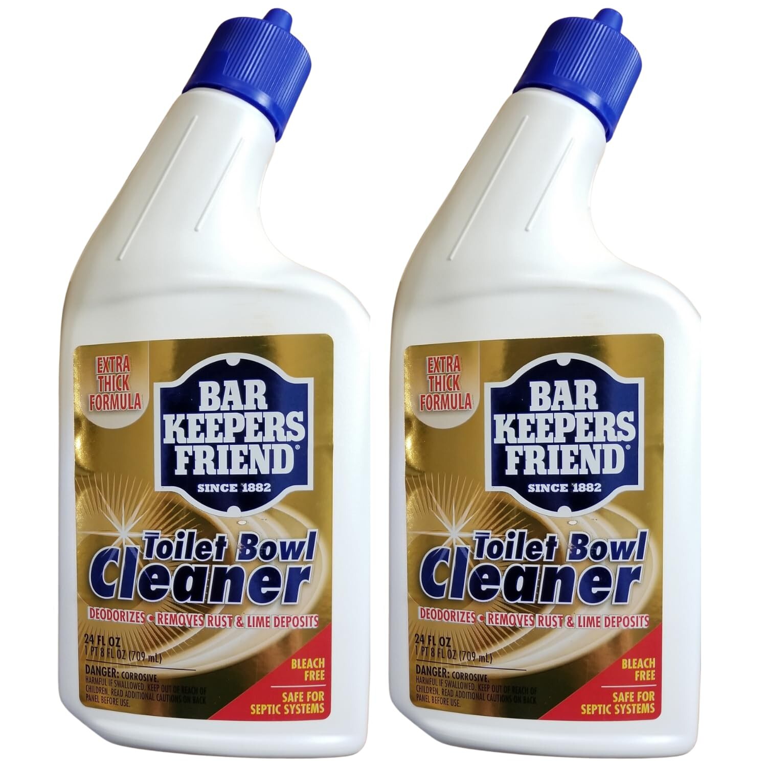 Bar Keepers Friend Toilet Bowl Cleaner 24oz Twin Pack 2 Bottles