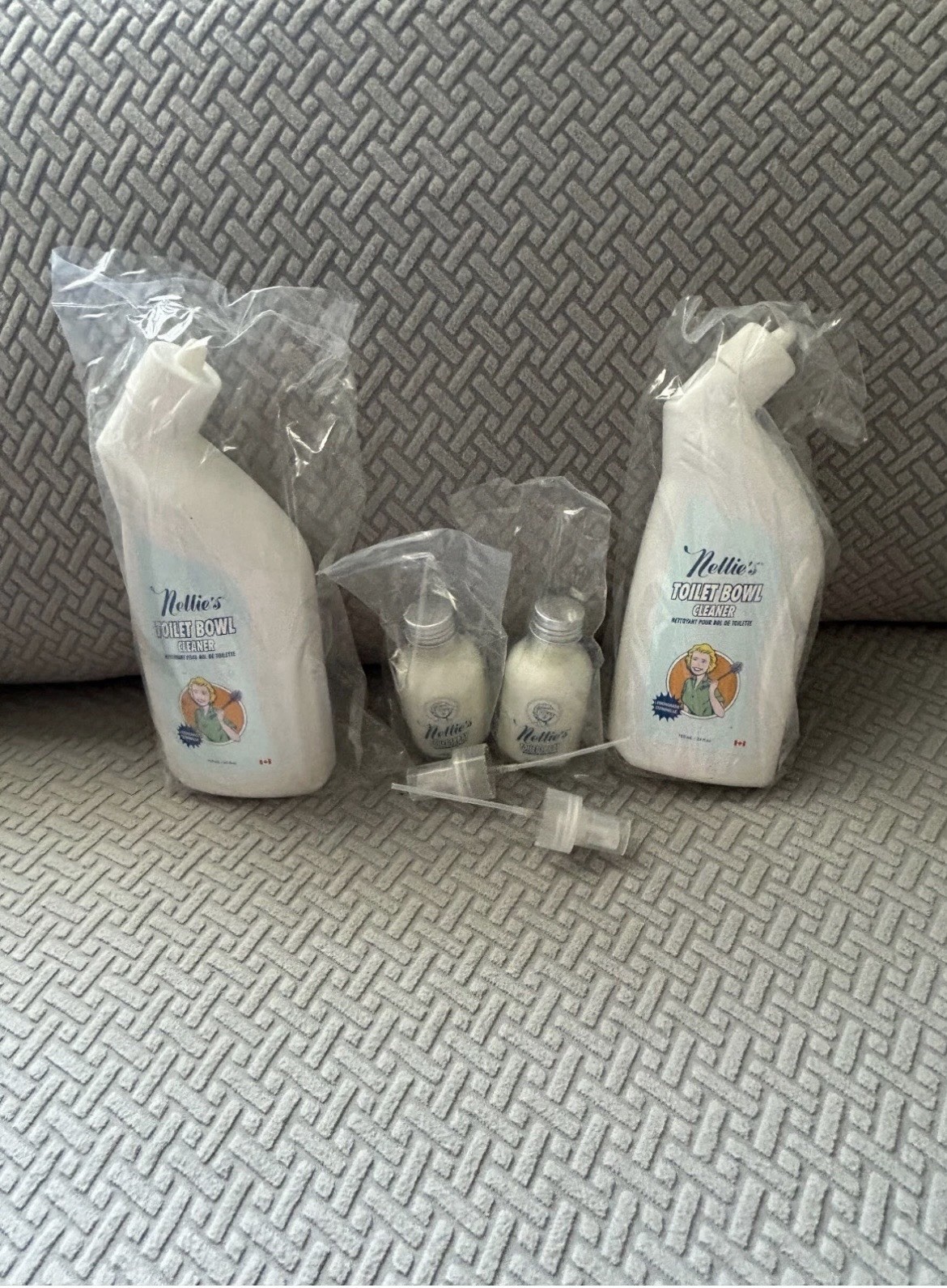 Nellie’s Toilet Bowl Cleaner 24 oz. and Toilet Spray 3.38 oz 4 Piece Set Sealed