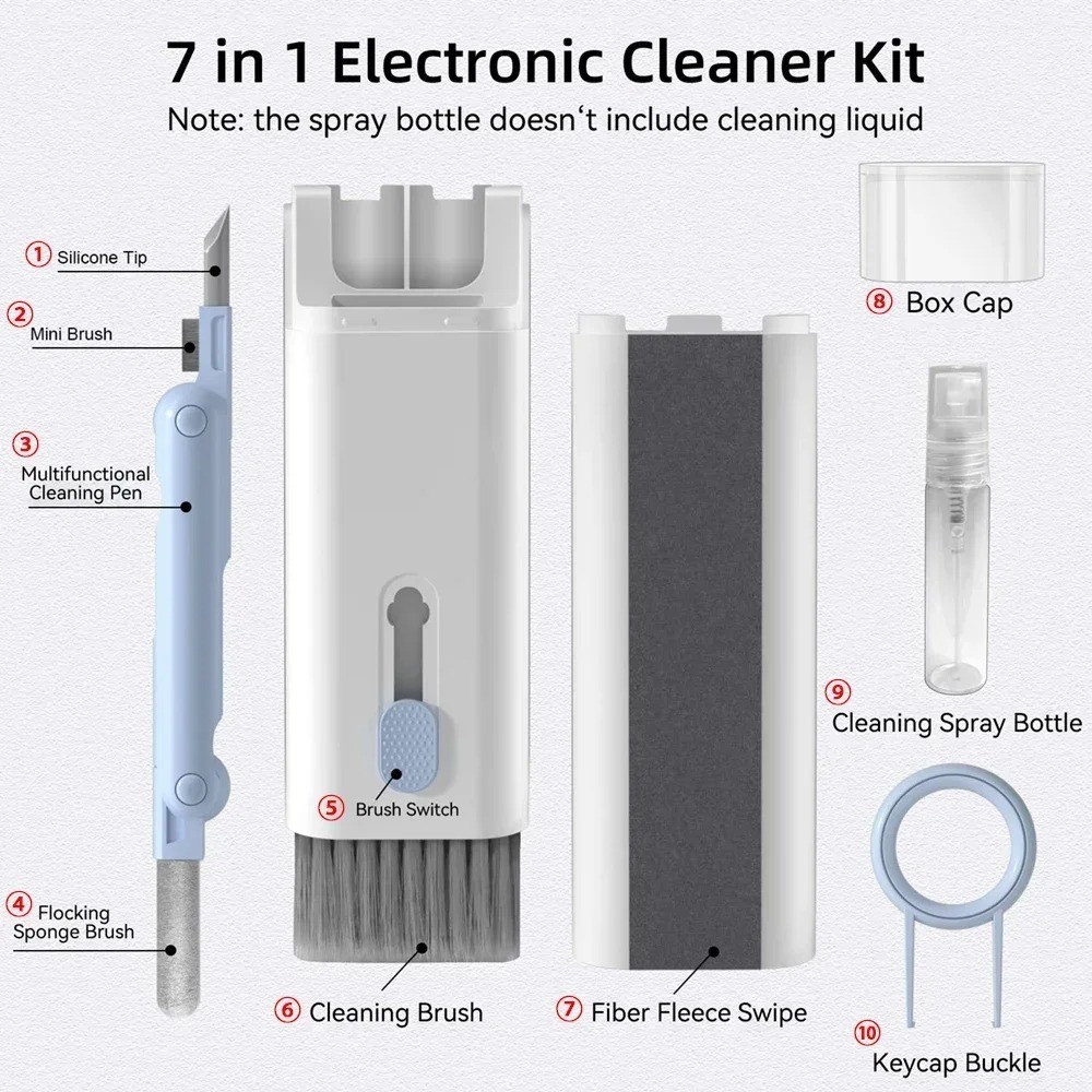 7-in-1 Earbuds Cleaning Pen Kit for AirPods & Wireless Earphones