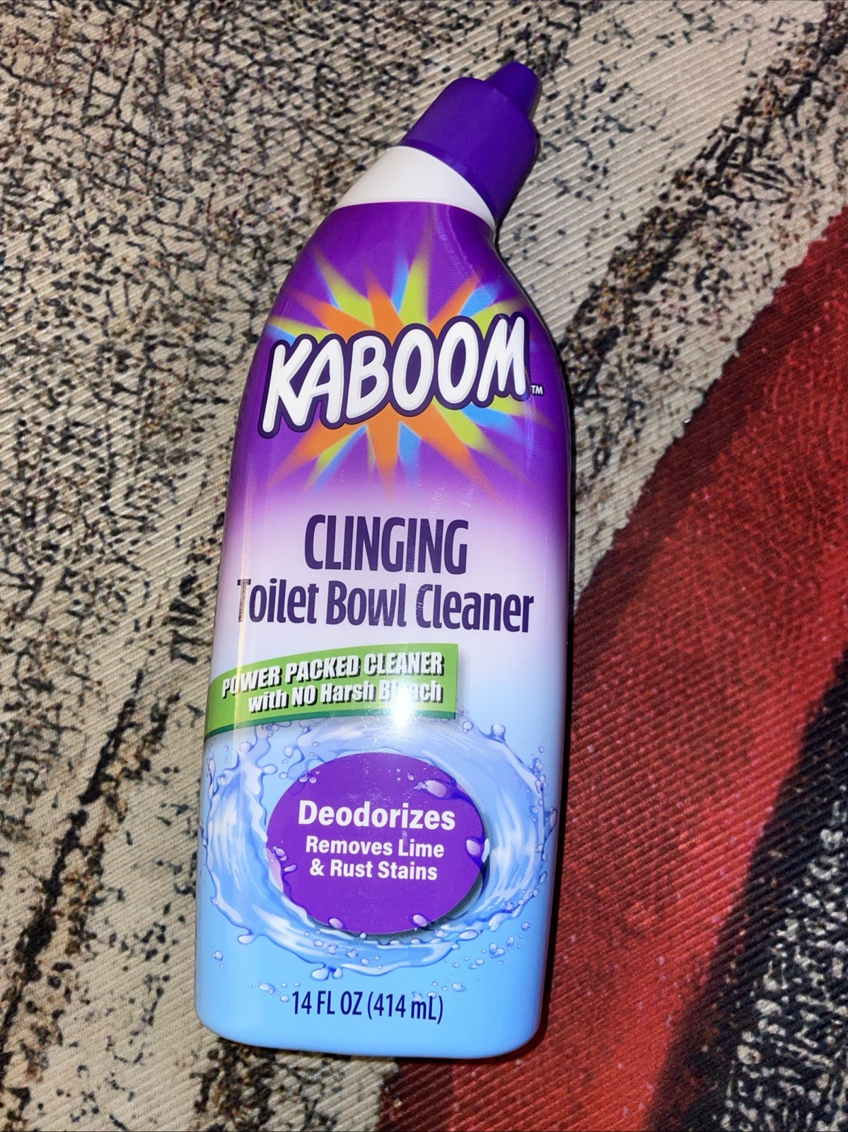 3 Kaboom Clinging Toilet Bowl Cleanser and Deodorizer 14 fl Oz, Pack of 3