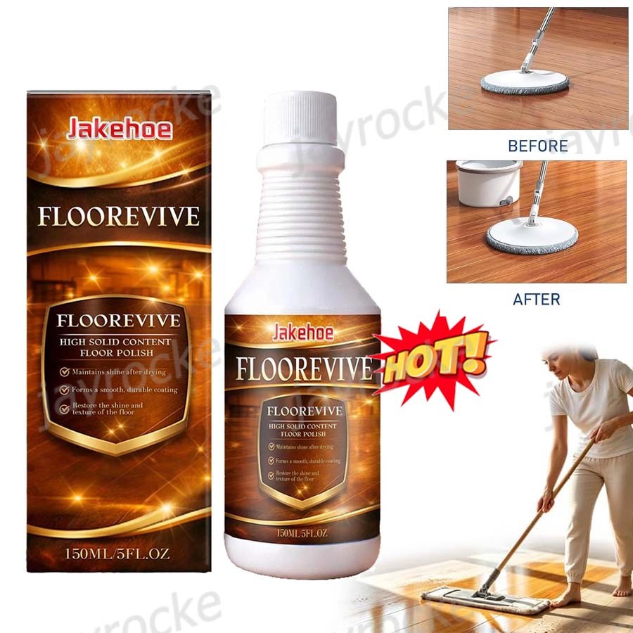 Floorevive Floor Restorer Cleaner High Solid Polish for Shine Renewal Protective