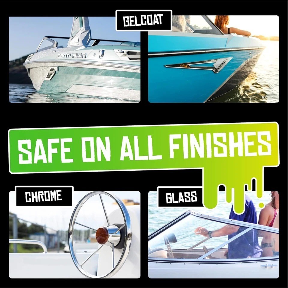 Boat Juice 32 Oz Spray Cleaner And Sio2 Ceramic Sealant For Glossy Finish