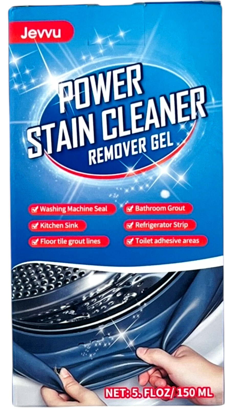 Power Stain Remover Gel by Jevvu – Home Deep Cleaner 5 oz