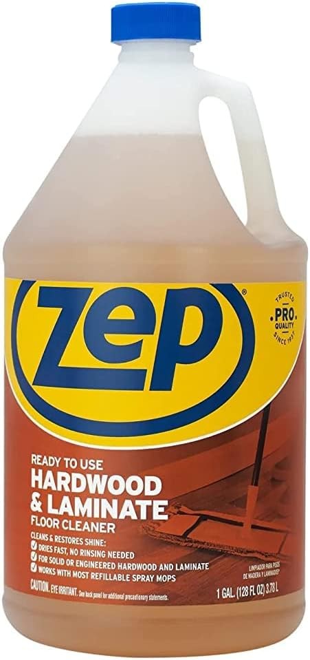 Zep Industrial Hardwood and Laminate Floor 128 Fl Oz (Pack of 1), Blue