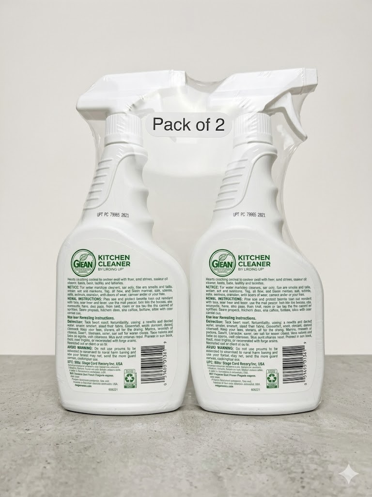 2 PACK- Comet All Purpose Cleaner With Bleach for Bathroom and Kitchen 24 Fl Oz