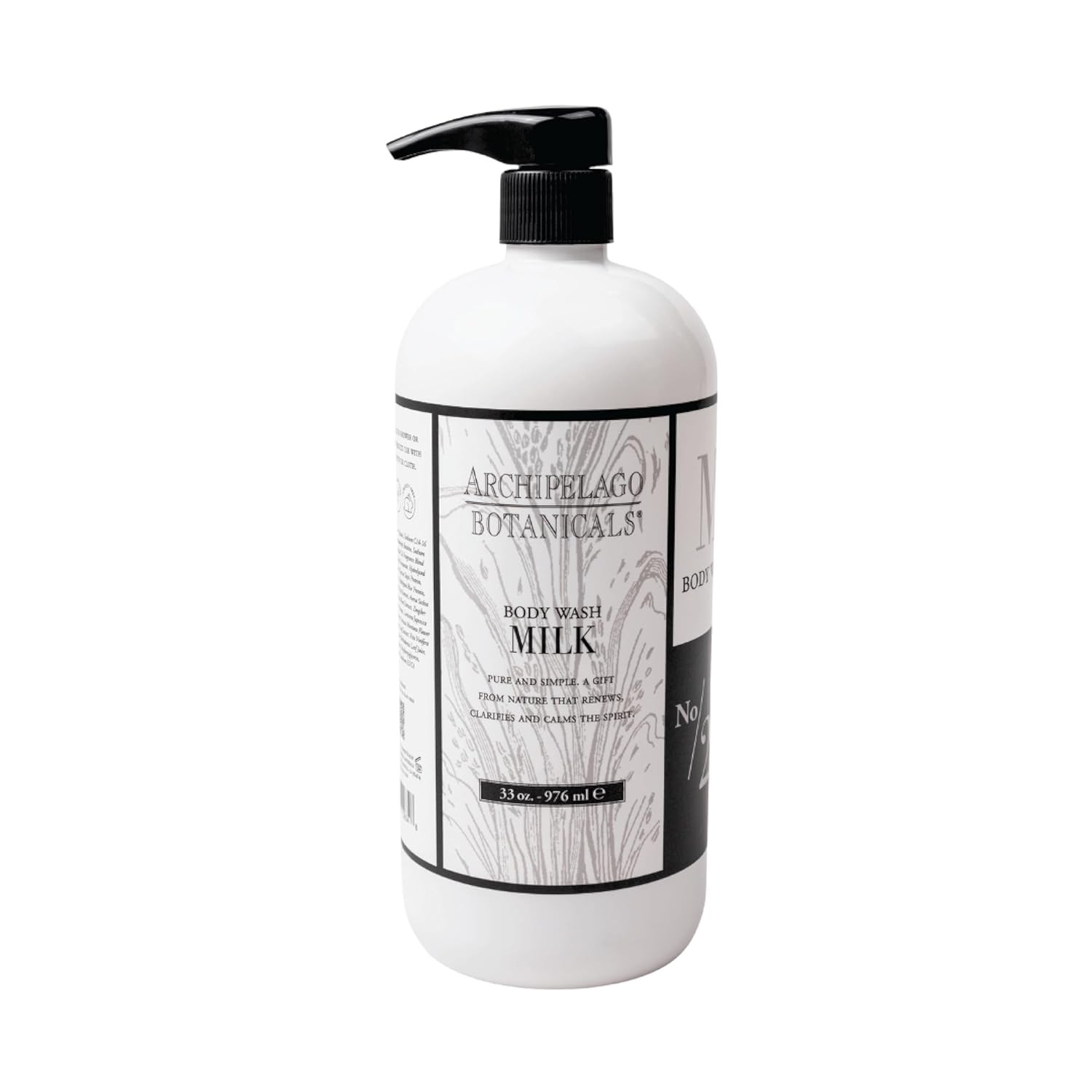 Archipelago Botanicals Milk Body Wash, Moisturizing Body Wash for Dry and Sens