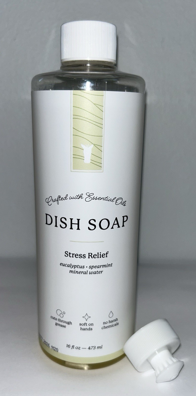 Pink Zebra STRESS RELIEF Kitchen Dish Soap 16 oz Essential Oils NEW! Non-Toxic